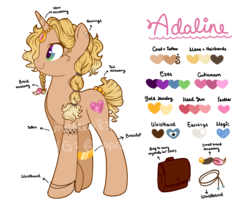 Size: 3000x2500 | Tagged: safe, artist:vampteen83, oc, oc only, oc:adaline, pony, unicorn, female, high res, mare, reference sheet, simple background, solo, transparent background