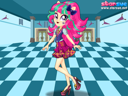 Size: 800x600 | Tagged: safe, artist:user15432, sour sweet, human, equestria girls, g4, my little pony equestria girls: friendship games, bow, bracelet, clothes, crystal prep shadowbolts, dressup, dressup game, hair bow, hasbro, hasbro studios, high heels, jewelry, outfit, ponied up, school spirit, school uniform, schoolgirl, shoes, solo, starsue