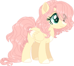 Size: 413x368 | Tagged: safe, artist:pandemiamichi, fluttershy, pegasus, pony, g4, base used, colored wings, colored wingtips, female, mare, simple background, solo, transparent background
