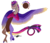 Size: 1200x1033 | Tagged: safe, artist:bijutsuyoukai, oc, oc only, oc:abstract thought, draconequus, hybrid, draconequus oc, hands together, interspecies offspring, offspring, parent:discord, parent:twilight sparkle, parents:discolight, simple background, solo, transparent background