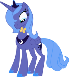 Size: 3493x3860 | Tagged: safe, artist:sorata-daidouji, princess luna, alicorn, butterfly, pony, friendship is magic, g4, female, high res, s1 luna, simple background, solo, transparent background