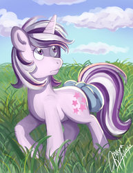 Size: 1024x1325 | Tagged: safe, artist:mayahen, twilight, pony, g1, female, nature, outdoors, solo