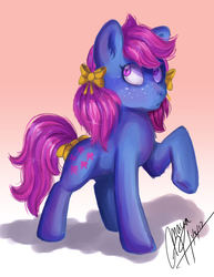 Size: 2550x3300 | Tagged: safe, artist:mayahen, bow tie (g1), pony, g1, female, high res, solo