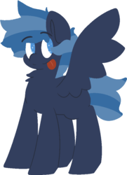 Size: 643x887 | Tagged: safe, artist:moonydusk, oc, oc only, oc:pommel, pegasus, pony, happy, simple background, solo, tongue out, transparent background