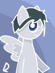 Size: 600x800 | Tagged: safe, artist:dragonluncher, oc, oc only, pegasus, pony, simple background, solo