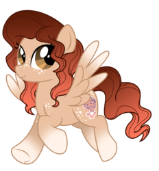 Size: 2043x2200 | Tagged: safe, artist:lostinthetrees, oc, oc only, oc:euphony breeze, pegasus, pony, female, flying, high res, mare, simple background, solo, transparent background