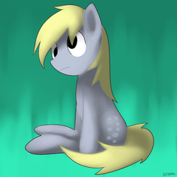 Size: 1000x1000 | Tagged: safe, artist:marble-soda, derpy hooves, pony, g4, female, solo