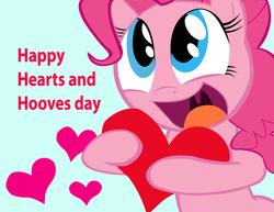 Size: 2200x1700 | Tagged: safe, artist:smokeymcdaniel, pinkie pie, earth pony, pony, g4, female, heart, hearts and hooves day, open mouth, solo