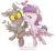 Size: 811x752 | Tagged: safe, artist:stepandy, idw, discord, princess celestia, pegasus, pony, for the pony who has everything, g4, spoiler:comic, spoiler:comic50, blushing, cheek kiss, duo, eyes closed, female, flying, heart, kissing, lightly watermarked, male, mare, pegasus celestia, pony discord, ship:dislestia, shipping, simple background, smiling, spread wings, stallion, straight, style emulation, surprise kiss, surprised, transparent background, watermark