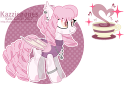 Size: 1024x712 | Tagged: safe, artist:kazziepones, oc, oc only, oc:tea parlor, bat pony, pony, bat pony oc, clothes, female, mare, reference sheet, simple background, solo, sweater, transparent background