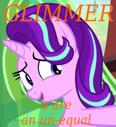 Size: 570x621 | Tagged: safe, edit, edited screencap, screencap, starlight glimmer, pony, g4, my little pony: friendship is magic, the crystalling, album cover, cropped, female, open mouth, smiling, solo, viper