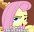 Size: 806x759 | Tagged: safe, edit, edited screencap, screencap, fluttershy, pony, dungeons and discords, g4, my little pony: friendship is magic, bedroom eyes, bronybait, cropped, cute, female, harry potter (series), image macro, lidded eyes, meme, shyabetes, solo, waifu