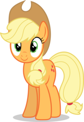 Size: 7000x10126 | Tagged: safe, artist:luckreza8, applejack, earth pony, pony, g4, to where and back again, .svg available, absurd resolution, cowboy hat, cute, female, hat, jackabetes, simple background, solo, stetson, transparent background, vector