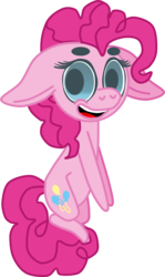 Size: 719x1210 | Tagged: safe, artist:casanova-mew, pinkie pie, earth pony, pony, g4, female, floppy ears, simple background, smiling, solo, transparent background