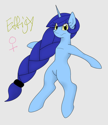 Size: 1024x1187 | Tagged: safe, artist:rosequartz1, oc, oc only, oc:effigy, pony, unicorn, offspring, parent:discord, parent:trixie, parents:trixcord, simple background, solo