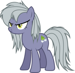 Size: 6000x5776 | Tagged: safe, artist:slb94, limestone pie, earth pony, pony, g4, 80s, absurd resolution, alternate hairstyle, angry, female, frown, messy mane, simple background, solo, transparent background, unamused, vector