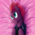 Size: 1500x1500 | Tagged: safe, artist:vistamage, fizzlepop berrytwist, tempest shadow, pony, unicorn, g4, my little pony: the movie, broken horn, cute, eye scar, female, horn, lying down, mare, scar, smiling, solo