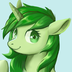 Size: 2480x2480 | Tagged: safe, artist:wolvierland, oc, oc only, pony, unicorn, bust, female, high res, mare, portrait, solo