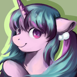 Size: 2480x2480 | Tagged: safe, artist:wolvierland, oc, oc only, pony, unicorn, bust, female, high res, mare, portrait, solo