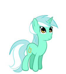 Size: 1277x1423 | Tagged: safe, artist:silversthreads, lyra heartstrings, pony, unicorn, g4, female, mare, simple background, solo