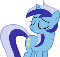 Size: 3799x3662 | Tagged: safe, artist:ironm17, minuette, pony, unicorn, g4, spice up your life, eyes closed, female, high res, simple background, solo, transparent background, vector