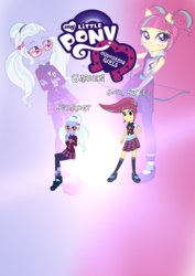 Size: 668x946 | Tagged: safe, artist:ryeguy5, sour sweet, sugarcoat, equestria girls, g4, clothes, crystal prep academy uniform, freckles, glasses, ponied up, school uniform, shoes, socks