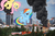 Size: 3872x2584 | Tagged: safe, artist:kooner-cz, artist:logan859, artist:rubez2525, fluttershy, rainbow dash, pegasus, pony, g4, berlin, germany, giant pony, high res, highrise ponies, irl, macro, photo, ponies in real life