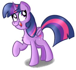 Size: 1280x1185 | Tagged: safe, artist:pastelhorses, twilight sparkle, alicorn, pony, g4, chest fluff, female, solo, twilight sparkle (alicorn)