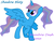 Size: 1024x781 | Tagged: safe, artist:supercambolicious, oc, oc only, alicorn, pony, alicorn oc, magical lesbian spawn, offspring, parent:princess luna, parent:rainbow dash, parents:lunadash, solo