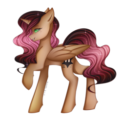 Size: 3000x3000 | Tagged: safe, artist:kurochhi, oc, oc only, alicorn, pony, alicorn oc, commission, high res, simple background, solo, transparent background