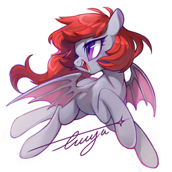 Size: 591x591 | Tagged: safe, artist:ciciya, oc, oc only, bat pony, pony, female, mare, solo