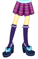 Size: 3000x4643 | Tagged: dead source, safe, artist:teentitansfan201, edit, vector edit, sour sweet, equestria girls, g4, clothes, cropped, crystal prep academy uniform, female, high res, leg focus, legs, pictures of legs, school uniform, shoes, simple background, socks, solo, transparent background, vector
