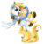 Size: 2500x2485 | Tagged: safe, artist:centchi, oc, oc only, oc:chad, oc:cobalt tangle, pegasus, pony, snake, art trade, female, high res, mare, simple background, transparent background