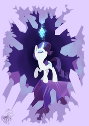 Size: 1240x1748 | Tagged: safe, artist:ogre, rarity, pony, g4, crystal, female, pixiv, solo