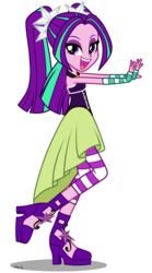 Size: 2000x3600 | Tagged: safe, artist:mixiepie, aria blaze, equestria girls, g4, my little pony equestria girls: rainbow rocks, clothes, female, high res, open mouth, simple background, sleeveless, smiling, solo, transparent background, vector, welcome to the show, when she smiles