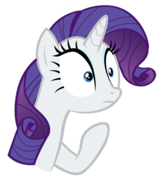 Size: 7000x7800 | Tagged: safe, artist:tardifice, rarity, pony, g4, the gift of the maud pie, absurd resolution, female, simple background, solo, transparent background, vector, wide eyes