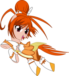 Size: 1877x2047 | Tagged: safe, artist:sonofaskywalker, pony, cure sunny, glitter force, glitter sunny, hino akane, ponified, pretty cure, simple background, smile precure, solo, transparent background