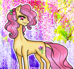 Size: 2081x1946 | Tagged: safe, artist:moonlightprincess002, oc, oc only, oc:violet rosebud, earth pony, pony, next generation, solo