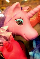 Size: 863x1280 | Tagged: safe, pony, bootleg, doll, human eye, irl, photo, toy