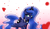 Size: 2480x1440 | Tagged: safe, artist:sentireaeris, princess luna, pony, g4, female, heart, heart eyes, looking at you, smiling, solo, valentine's day, wingding eyes