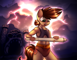 Size: 2778x2174 | Tagged: safe, artist:marsminer, oc, oc only, oc:keith, anthro, he-man, high res, solo