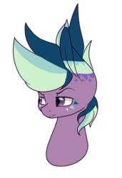 Size: 925x1349 | Tagged: safe, artist:cyrinthia, oc, oc only, earth pony, pony, bust, female, mare, portrait, simple background, solo, transparent background