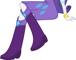 Size: 6000x4770 | Tagged: dead source, safe, artist:teentitansfan201, edit, vector edit, rarity, equestria girls, g4, absurd resolution, boots, boots shot, bracelet, clothes, cropped, female, high heel boots, jewelry, leg focus, legs, pictures of legs, simple background, sitting, skirt, skirt shot, solo, transparent background, vector