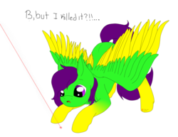 Size: 1024x792 | Tagged: safe, artist:anxiouslilnerd, oc, oc only, oc:camoflage cat, pony, behaving like a cat, laser, laser pointer, simple background, solo, transparent background