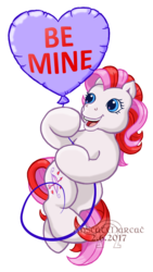 Size: 1080x1920 | Tagged: safe, artist:anscathmarcach, always and forever, pony, g3, female, simple background, solo, transparent background, valentine, valentine's day