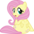 Size: 5937x6000 | Tagged: safe, artist:slb94, fluttershy, pony, g4, to where and back again, absurd resolution, blushing, both cutie marks, butt, cute, female, flutterbutt, folded wings, hnnng, looking back, open mouth, plot, shyabetes, simple background, sitting, solo, thick, transparent background, vector