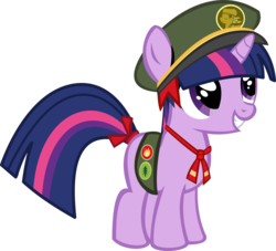 Size: 11701x10628 | Tagged: safe, artist:cyanlightning, twilight sparkle, pony, unicorn, g4, .svg available, absurd resolution, cute, cyan's filly guides, female, filly, filly guides, filly twilight sparkle, hat, ribbon, simple background, solo, transparent background, twiabetes, vector, younger