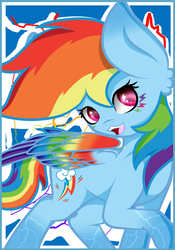 Size: 748x1068 | Tagged: safe, artist:absolitedisaster08, rainbow dash, pony, g4, female, rainbow power, solo