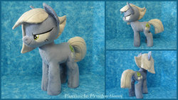 Size: 1280x720 | Tagged: safe, artist:bluedragonflyplush, limestone pie, earth pony, pony, g4, angry, irl, photo, plushie, solo