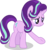 Size: 7000x7452 | Tagged: safe, artist:luckreza8, starlight glimmer, pony, unicorn, g4, my little pony: friendship is magic, to where and back again, .svg available, absurd resolution, female, lidded eyes, raised hoof, simple background, smiling, solo, transparent background, underhoof, vector